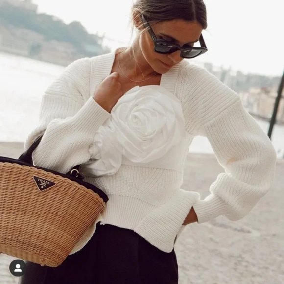 ZARA Sweater Limited Edition White - Picture 9 of 13